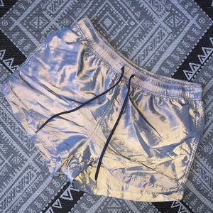 ASOS reflective drawstring shorts!